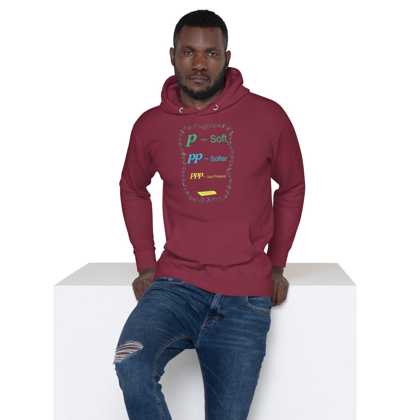 Triple Pianissimo (PPP)-JUST PRETEND  | Unisex Premium Pullover Hoodie