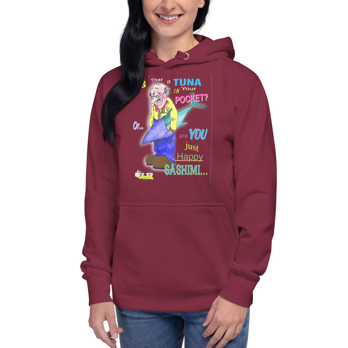 HAPPY SASHIMI  |  Unisex Premium Pullover Hoodie