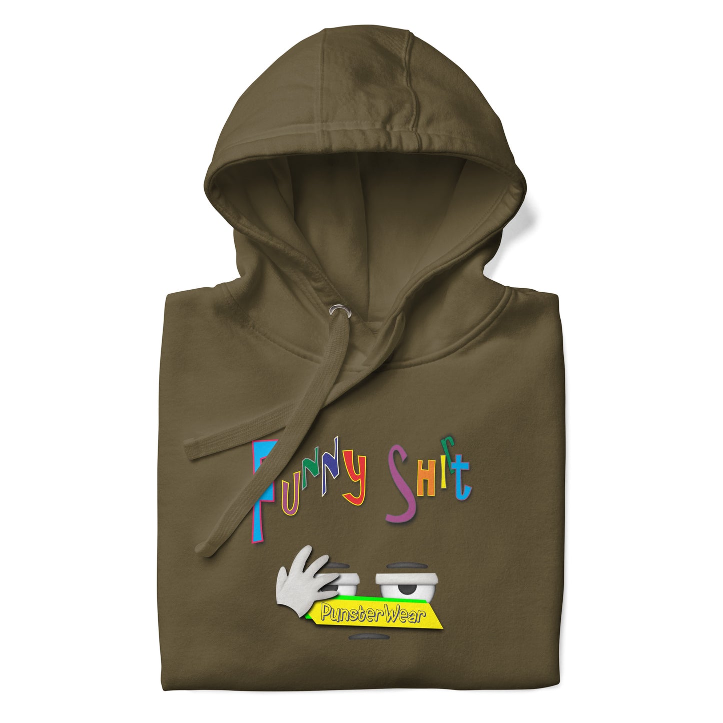 PunsterWear Funny Shi(r)t Logo (Bottom)  |  Unisex Premium Pullover Hoodie