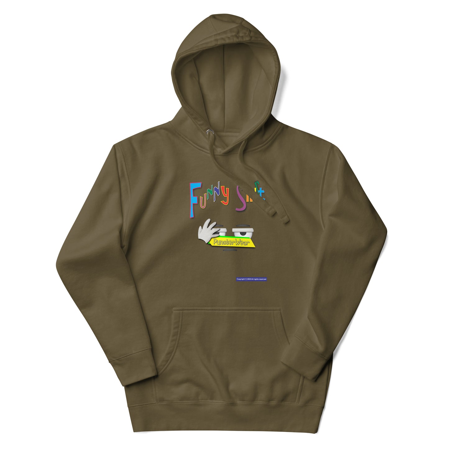 PunsterWear Funny Shi(r)t Logo (Bottom)  |  Unisex Premium Pullover Hoodie