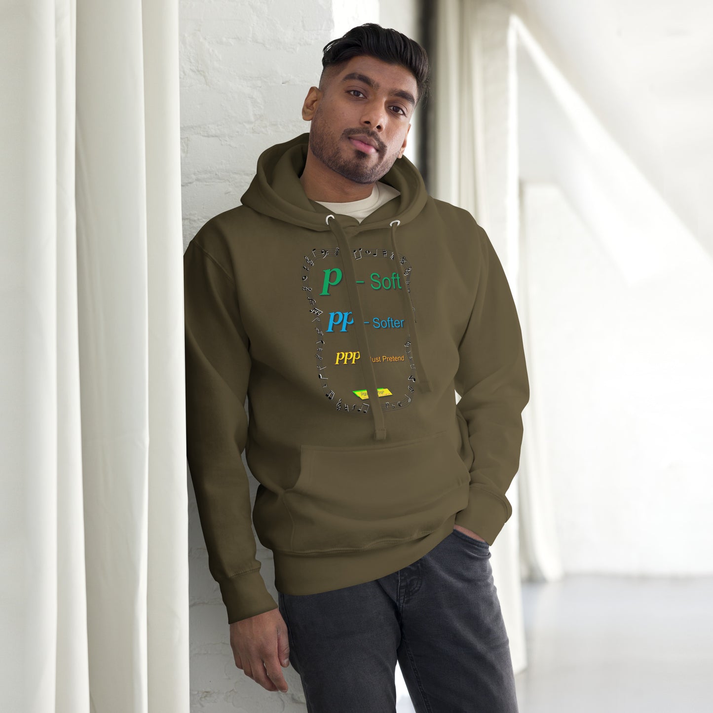 Triple Pianissimo (PPP)-JUST PRETEND  | Unisex Premium Pullover Hoodie