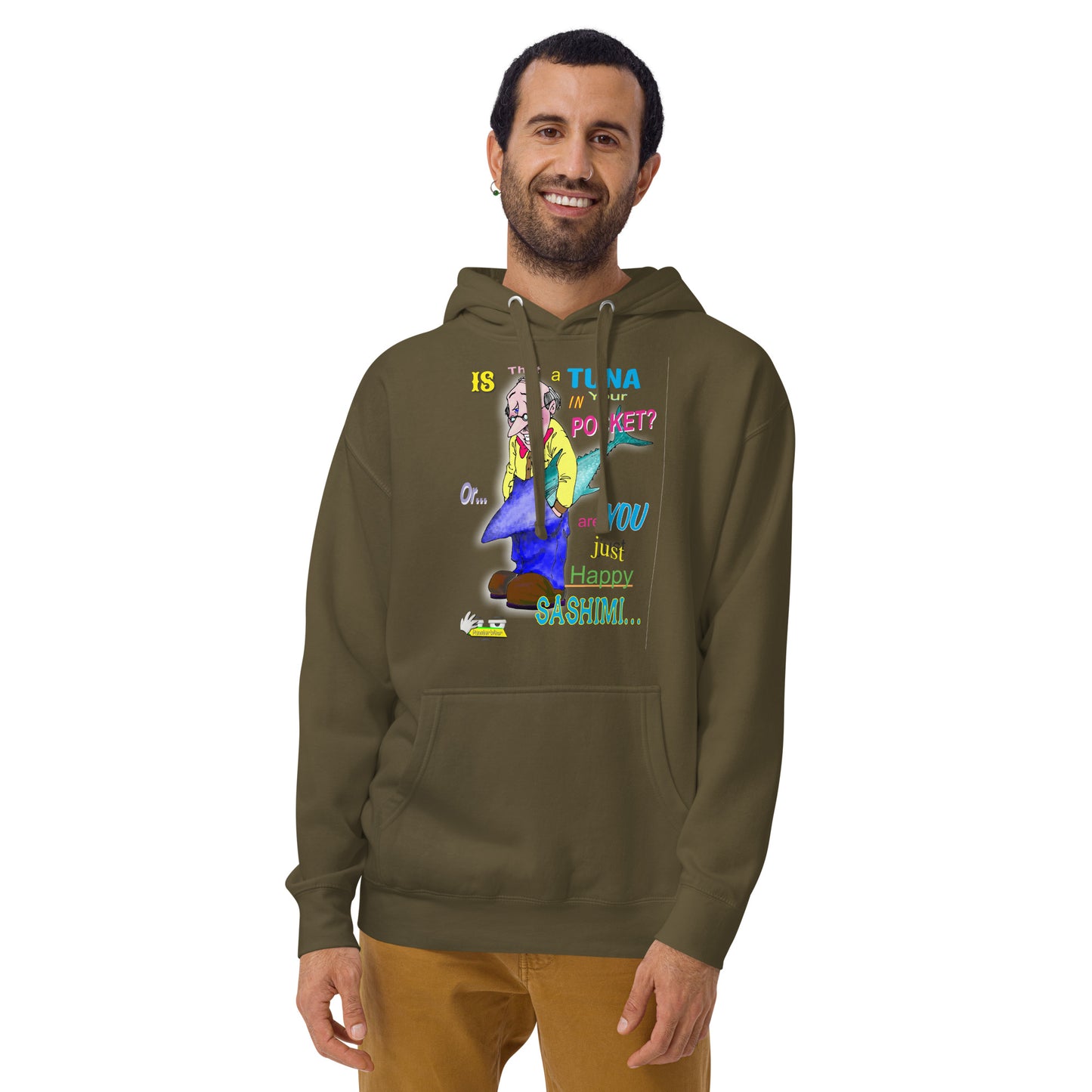 HAPPY SASHIMI  |  Unisex Premium Pullover Hoodie