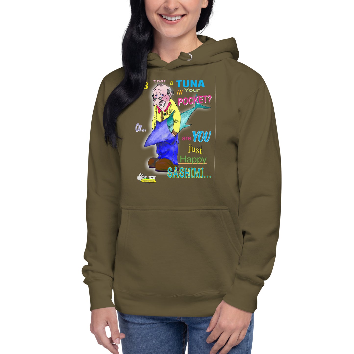 HAPPY SASHIMI  |  Unisex Premium Pullover Hoodie