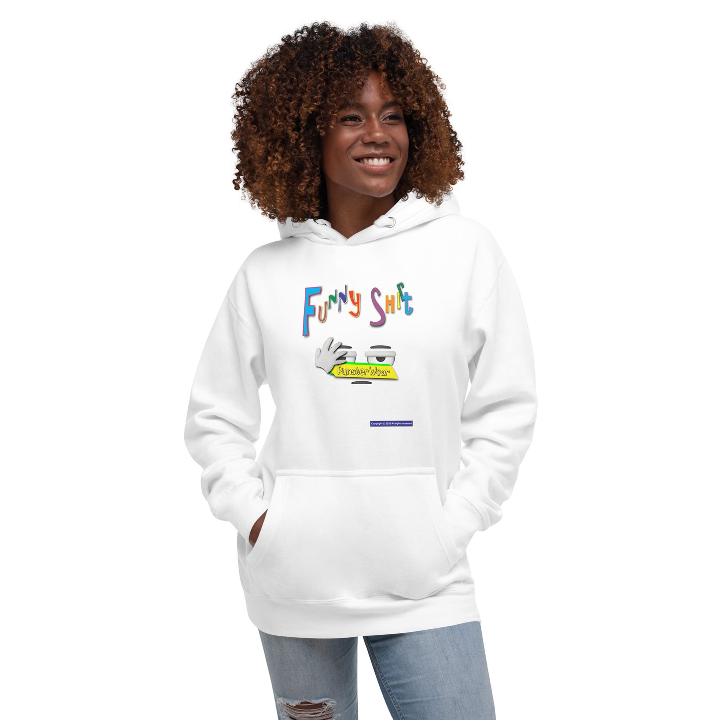 PunsterWear Funny Shi(r)t Logo (Bottom)  |  Unisex Premium Pullover Hoodie