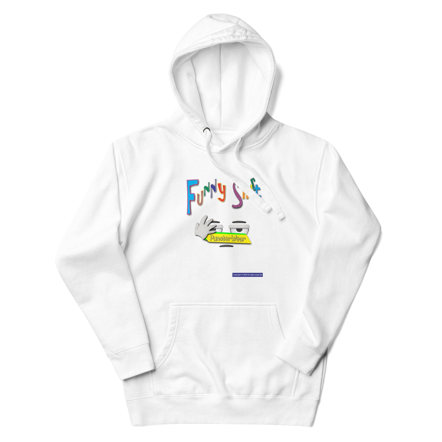 PunsterWear Funny Shi(r)t Logo (Bottom)  |  Unisex Premium Pullover Hoodie