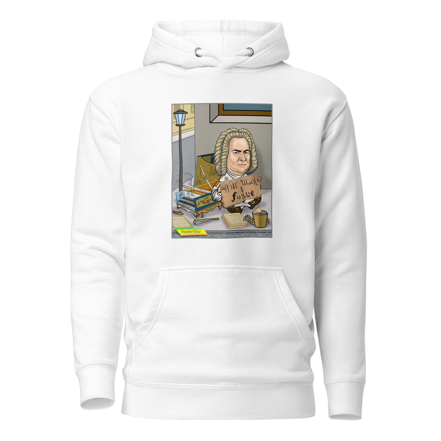 WILL WORK FOR FUGUE | Unisex Premium Pullover Hoodie