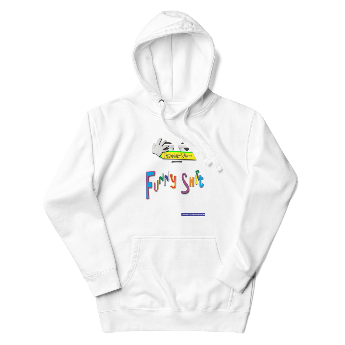 PunsterWear Funny Shi(r)t Logo (Top)  | Unisex Premium Pullover Hoodie