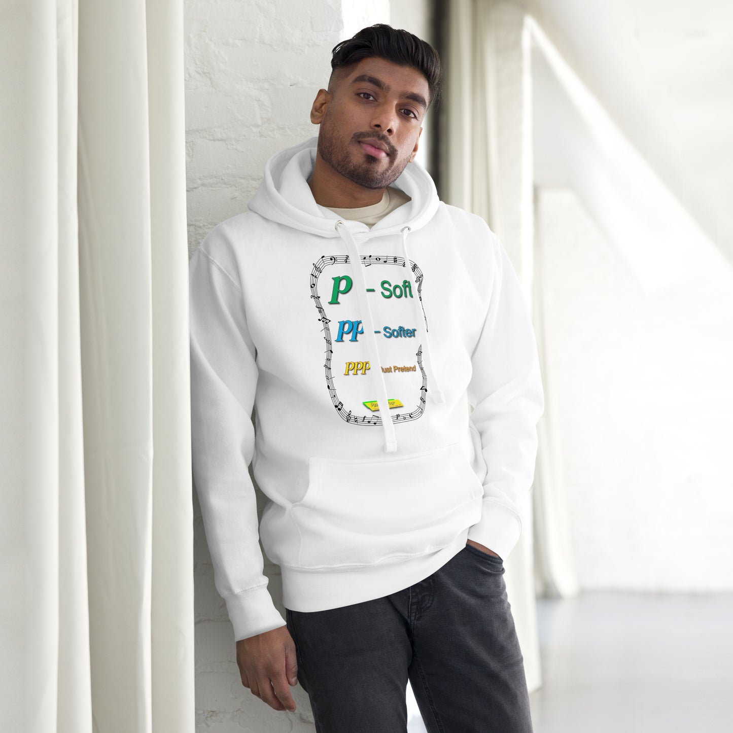 Triple Pianissimo (PPP)-JUST PRETEND  | Unisex Premium Pullover Hoodie