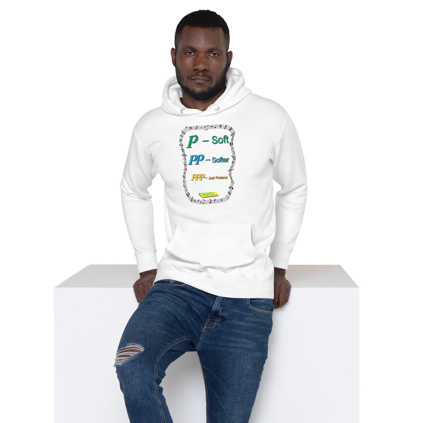 Triple Pianissimo (PPP)-JUST PRETEND  | Unisex Premium Pullover Hoodie