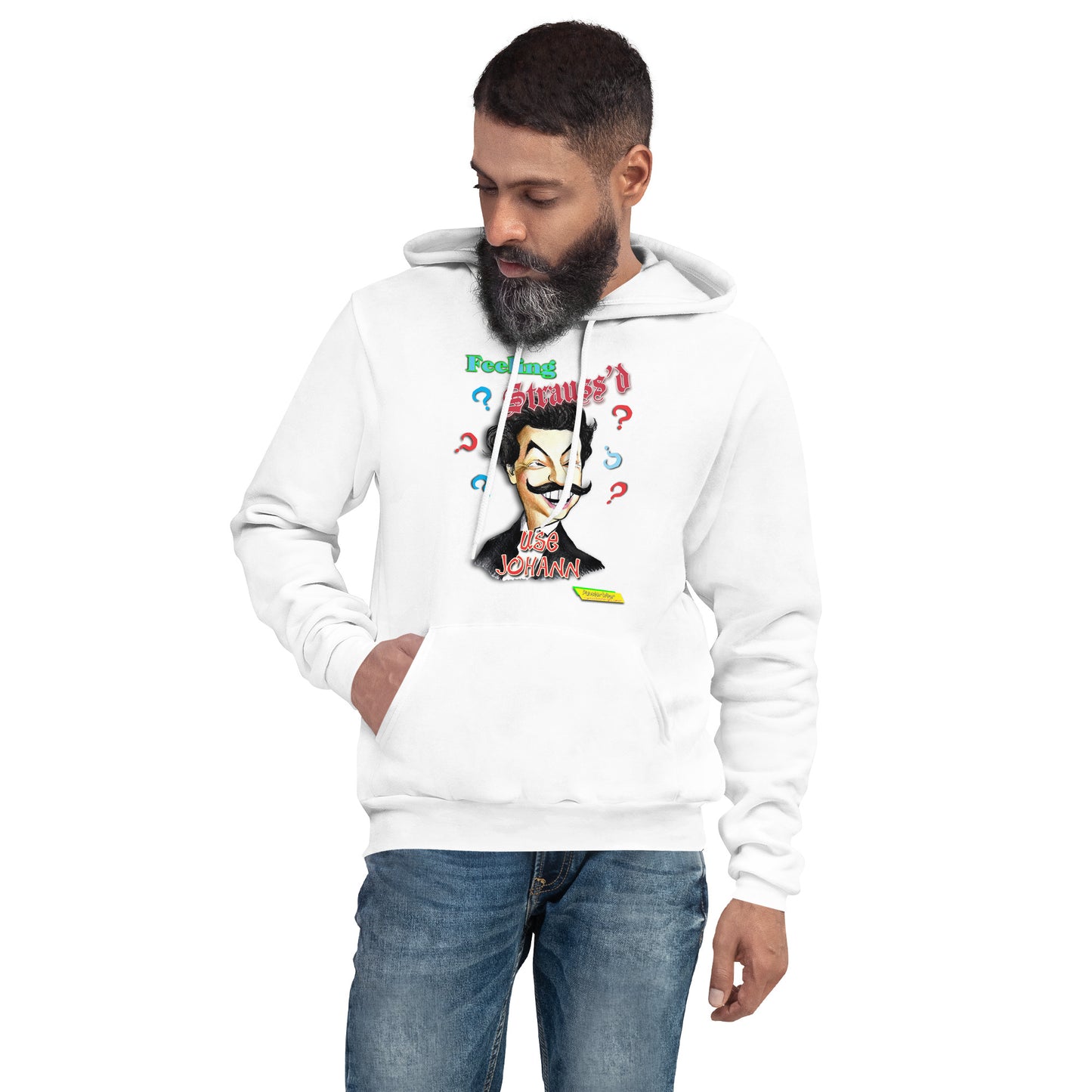 FEELING STRAUSS'D  |  Unisex Midweight Fleece Pullover Hoodie