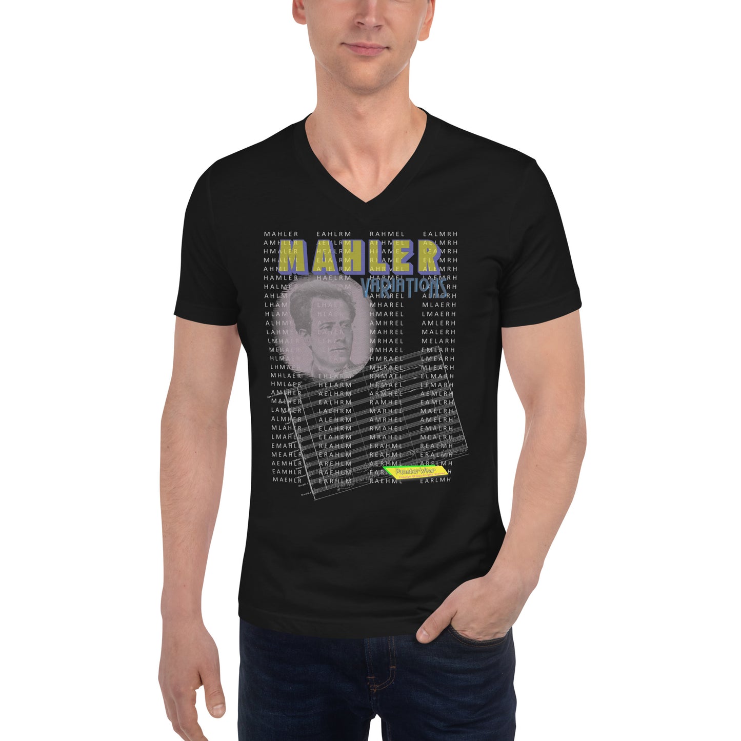 MAHLER Variations  |  Unisex Short Sleeve V-Neck T-Shirt