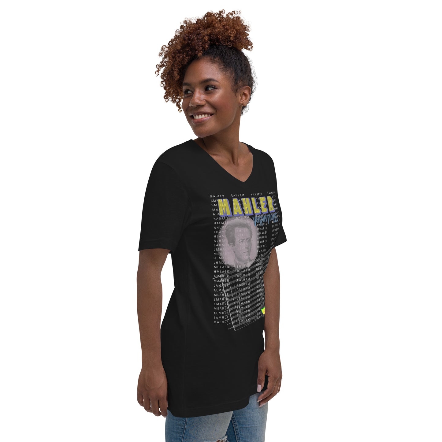 MAHLER Variations  |  Unisex Short Sleeve V-Neck T-Shirt