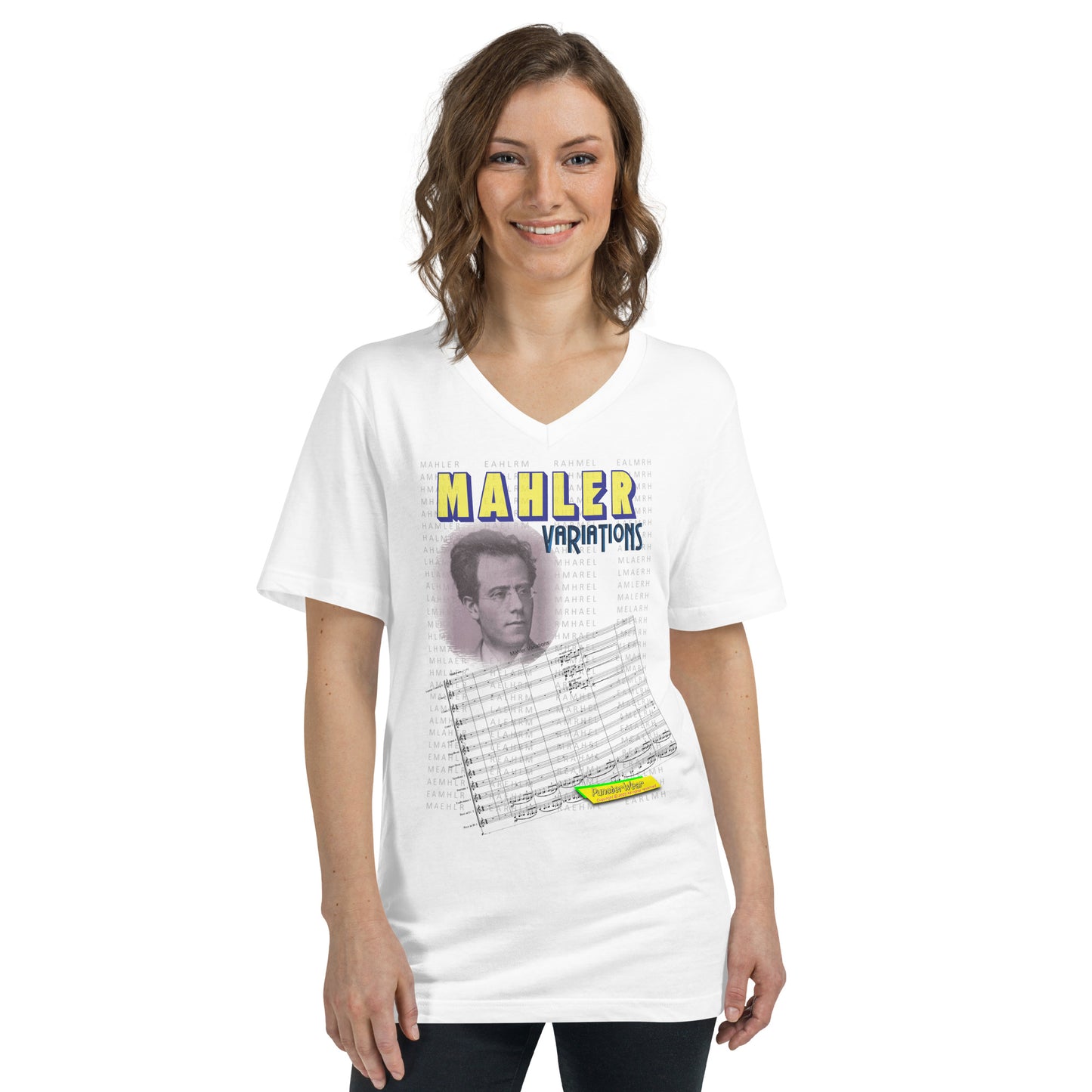 MAHLER Variations  |  Unisex Short Sleeve V-Neck T-Shirt