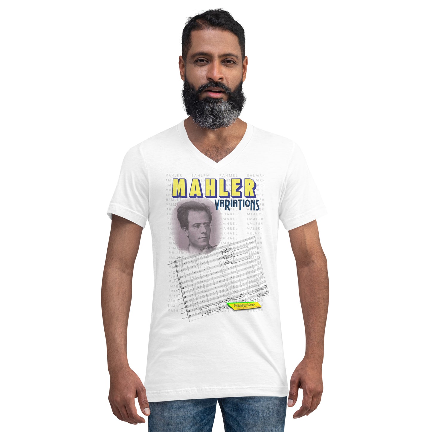MAHLER Variations  |  Unisex Short Sleeve V-Neck T-Shirt
