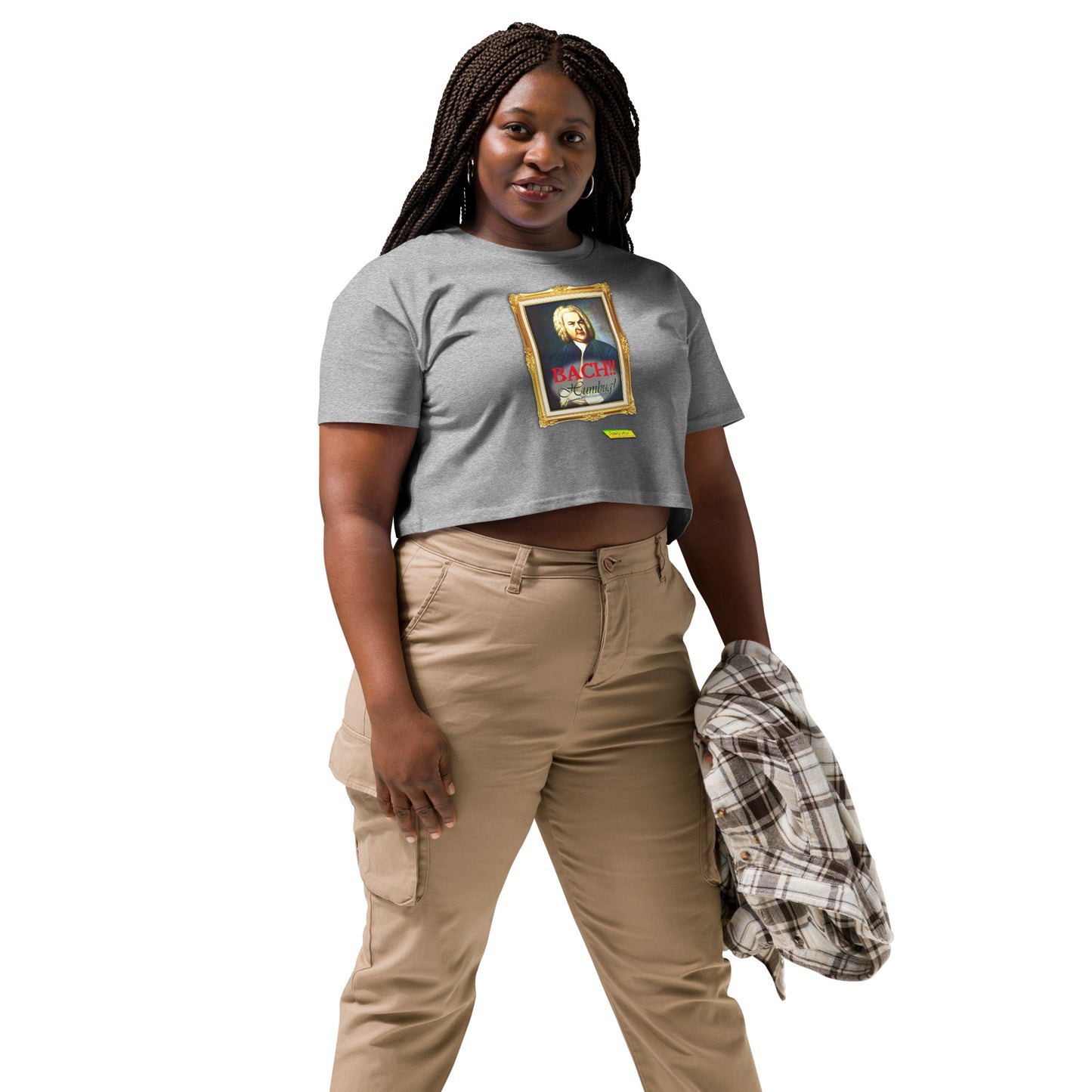 BACH! HUMBUG!!  |  Women's Crop Top Crew Neck t-shirt