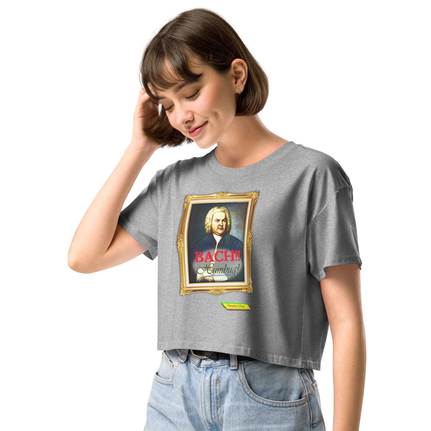 BACH! HUMBUG!!  |  Women's Crop Top Crew Neck t-shirt