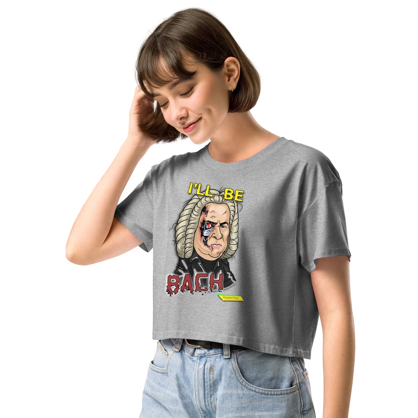 I'LL BE BACH  |  Women's Crop Top Crew Neck t-shirt