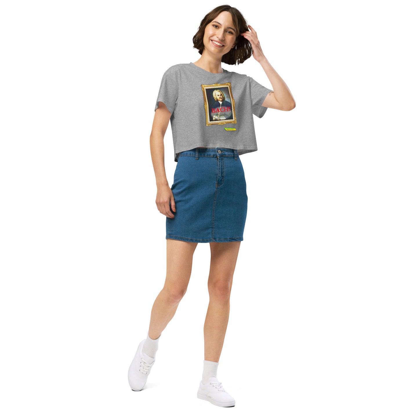 BACH! HUMBUG!!  |  Women's Crop Top Crew Neck t-shirt