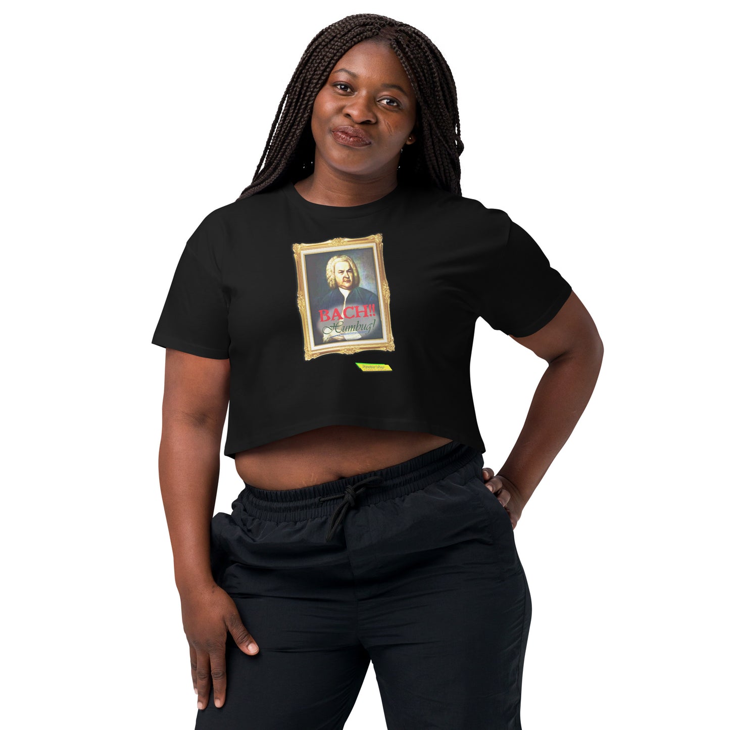 BACH! HUMBUG!!  |  Women's Crop Top Crew Neck t-shirt