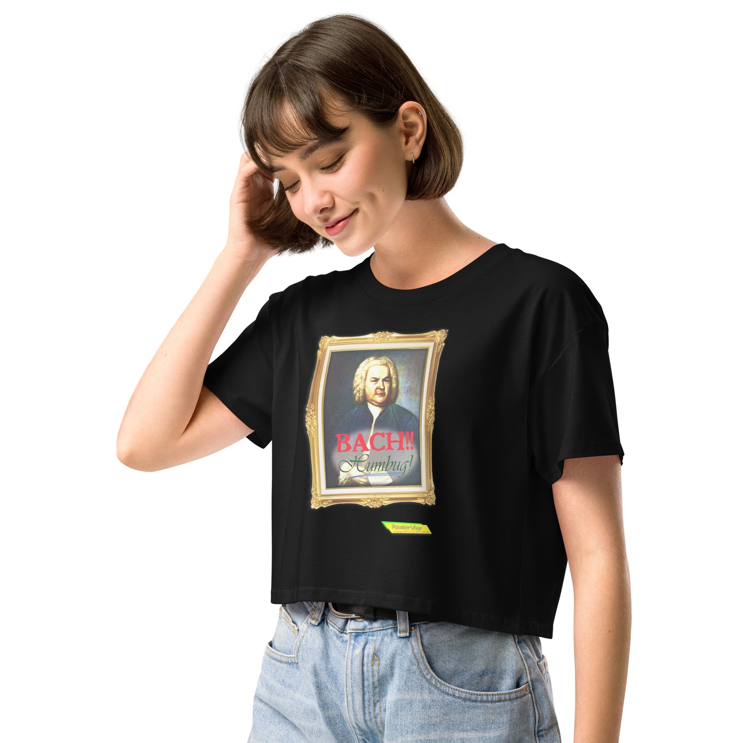 BACH! HUMBUG!!  |  Women's Crop Top Crew Neck t-shirt