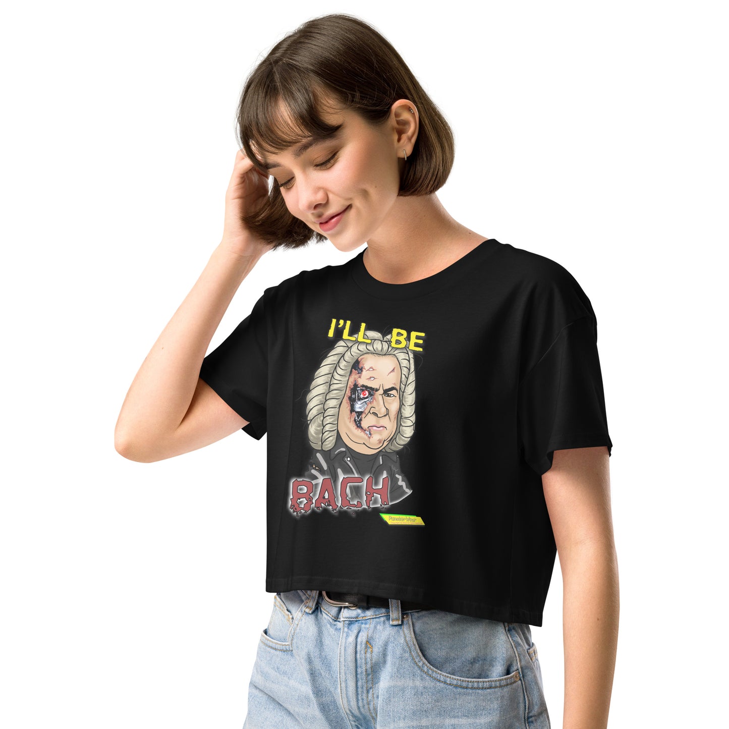 I'LL BE BACH  |  Women's Crop Top Crew Neck t-shirt