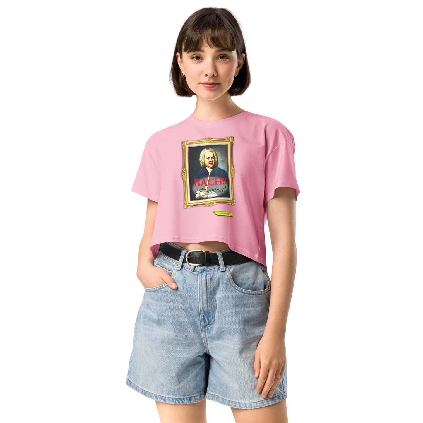 BACH! HUMBUG!!  |  Women's Crop Top Crew Neck t-shirt