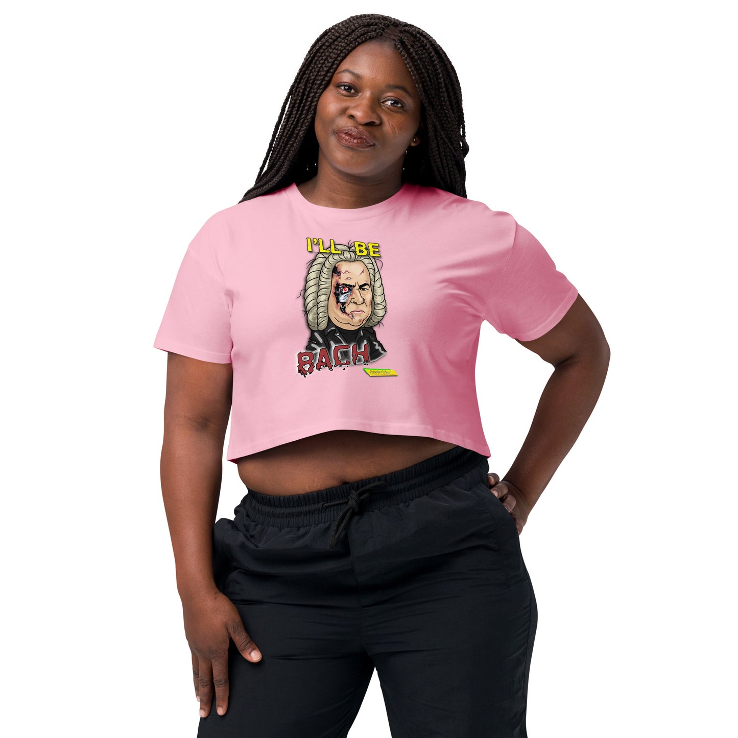 I'LL BE BACH  |  Women's Crop Top Crew Neck t-shirt