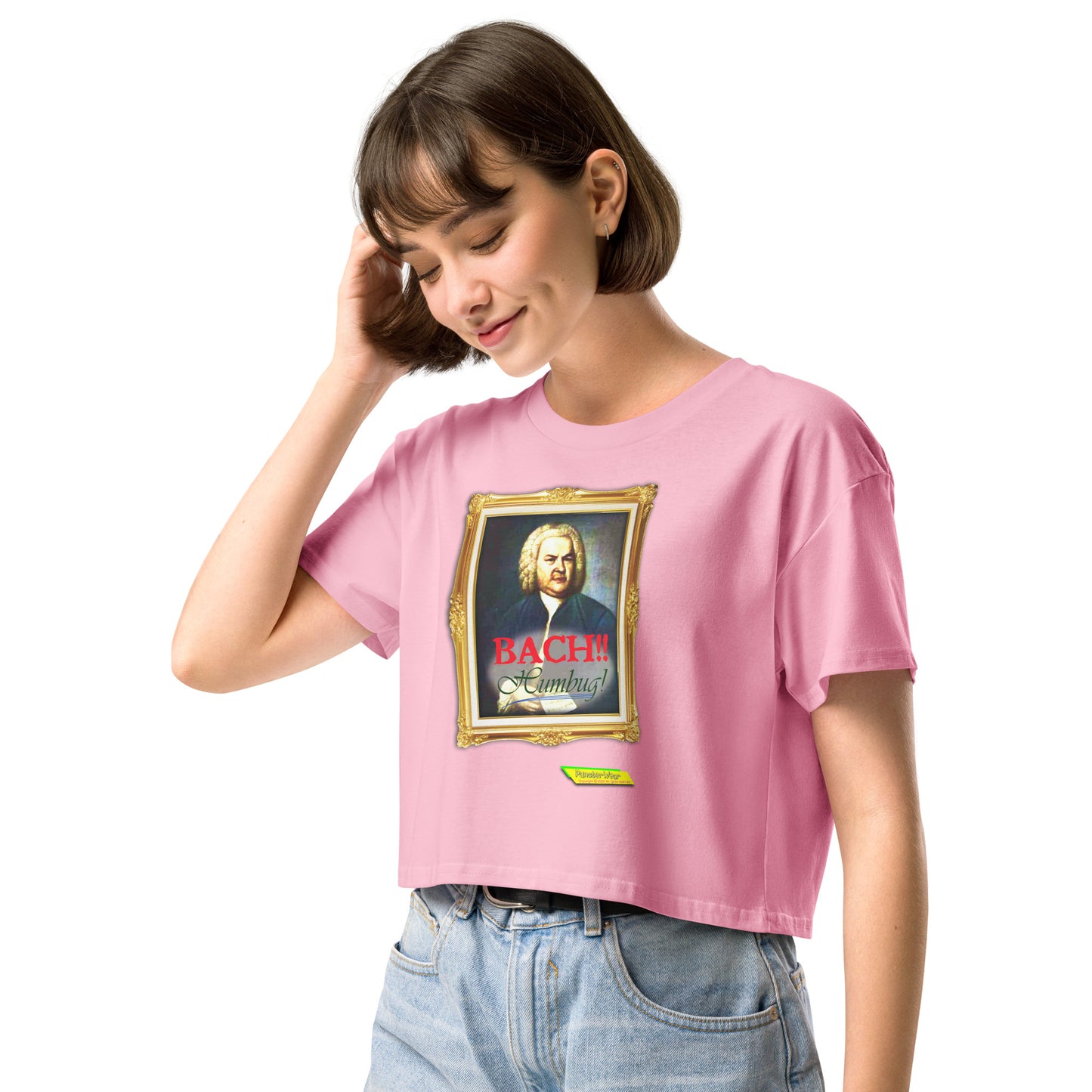 BACH! HUMBUG!!  |  Women's Crop Top Crew Neck t-shirt