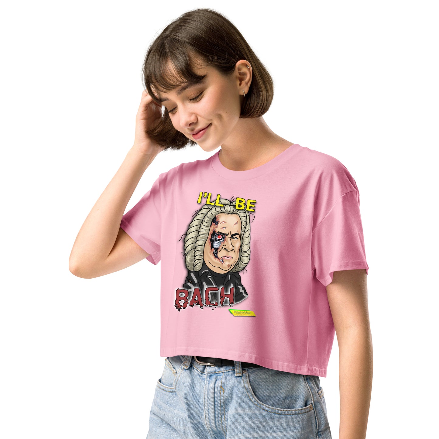 I'LL BE BACH  |  Women's Crop Top Crew Neck t-shirt