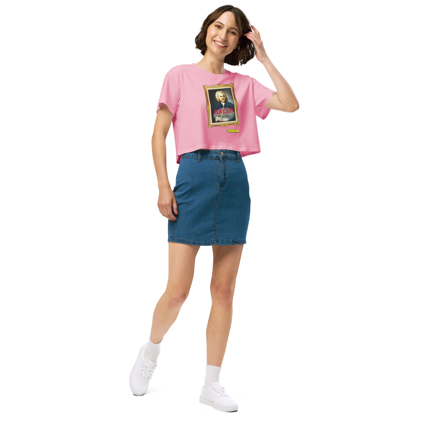 BACH! HUMBUG!!  |  Women's Crop Top Crew Neck t-shirt