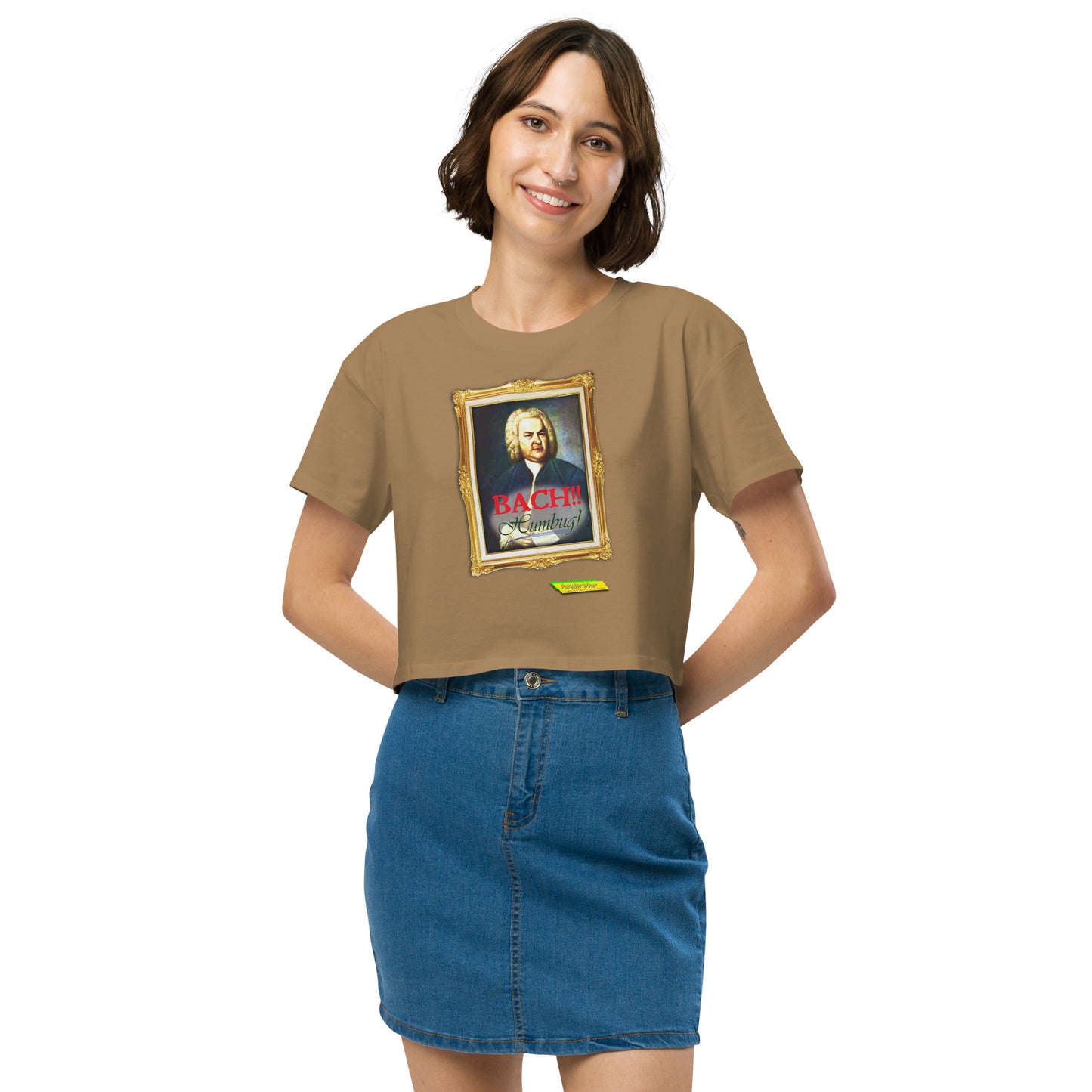BACH! HUMBUG!!  |  Women's Crop Top Crew Neck t-shirt