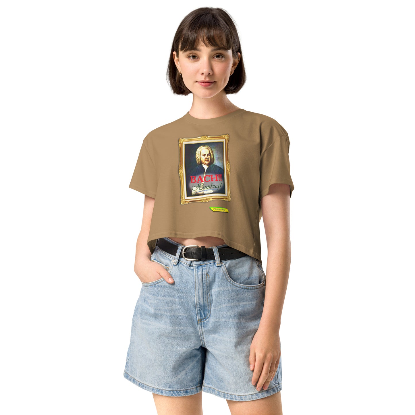 BACH! HUMBUG!!  |  Women's Crop Top Crew Neck t-shirt