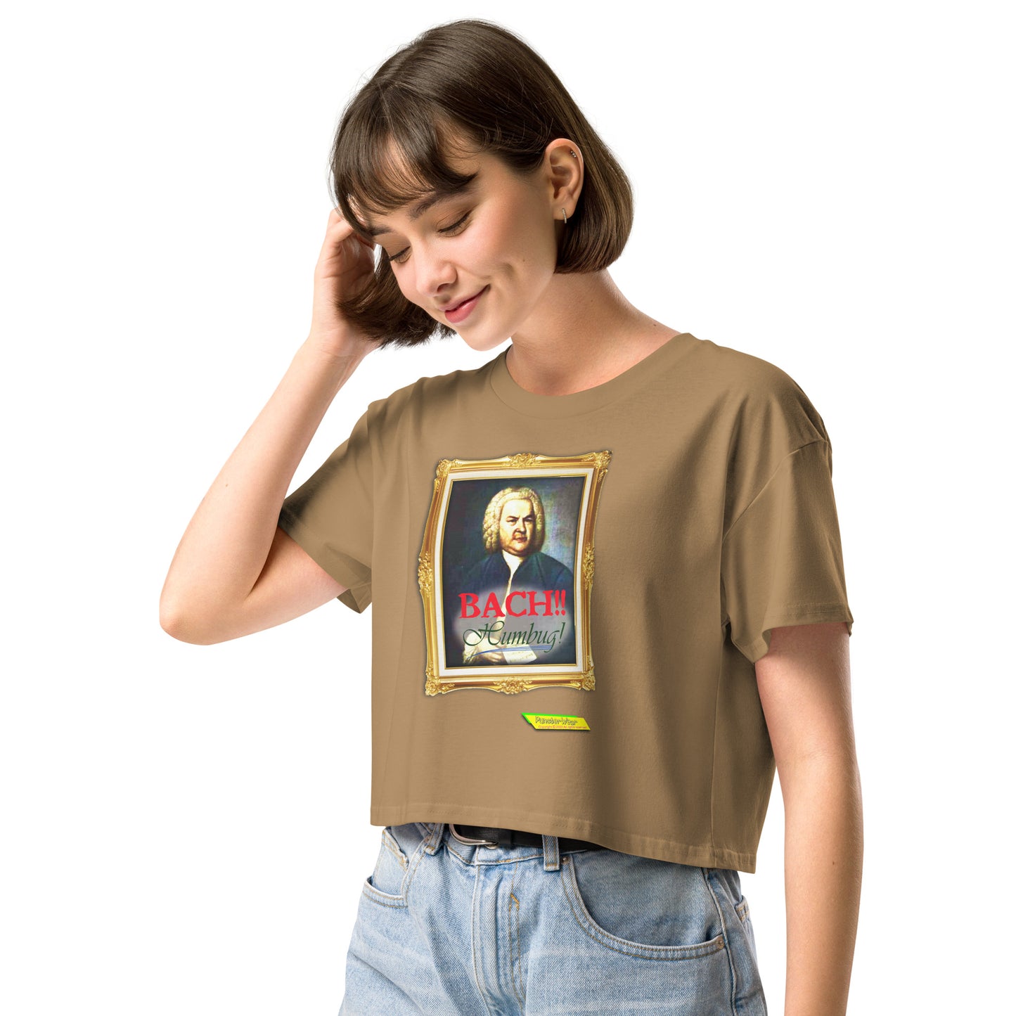BACH! HUMBUG!!  |  Women's Crop Top Crew Neck t-shirt