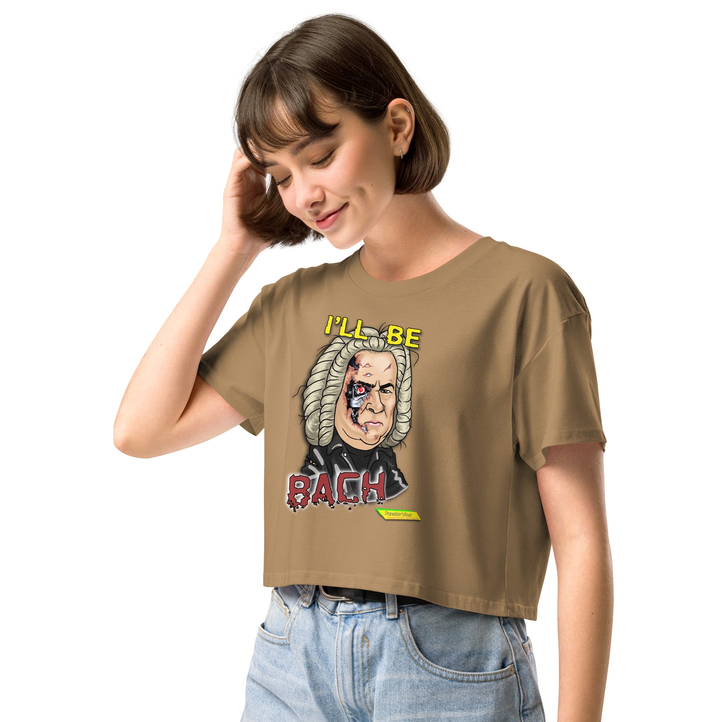 I'LL BE BACH  |  Women's Crop Top Crew Neck t-shirt