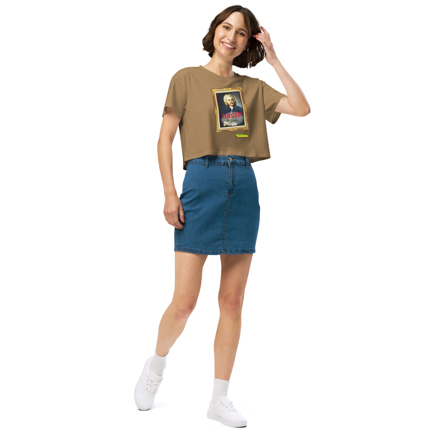 BACH! HUMBUG!!  |  Women's Crop Top Crew Neck t-shirt