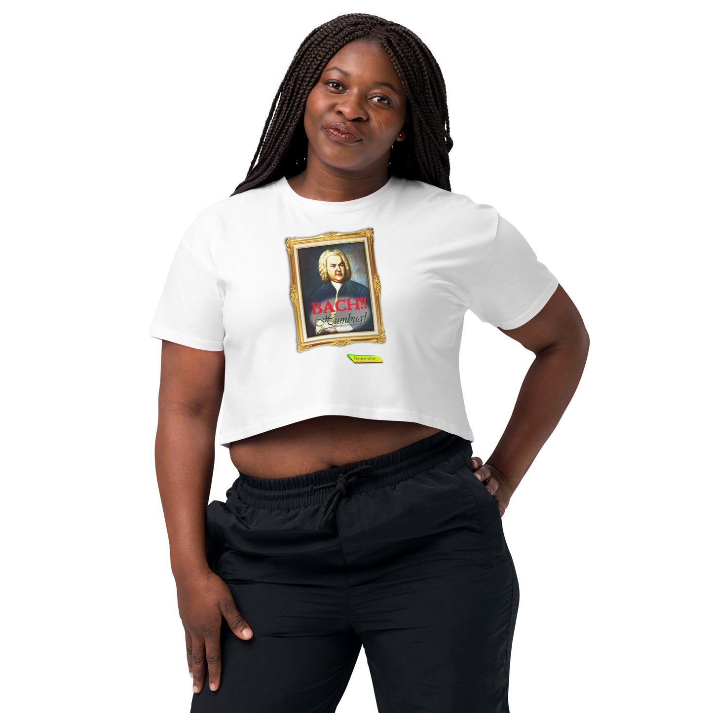 BACH! HUMBUG!!  |  Women's Crop Top Crew Neck t-shirt