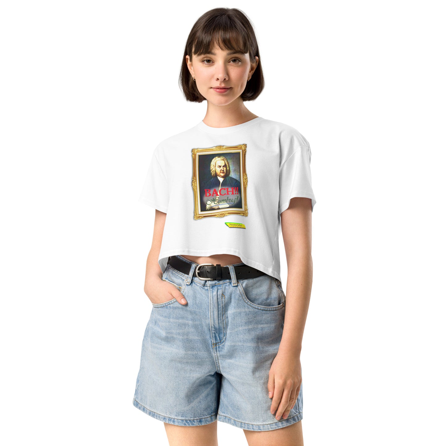 BACH! HUMBUG!!  |  Women's Crop Top Crew Neck t-shirt