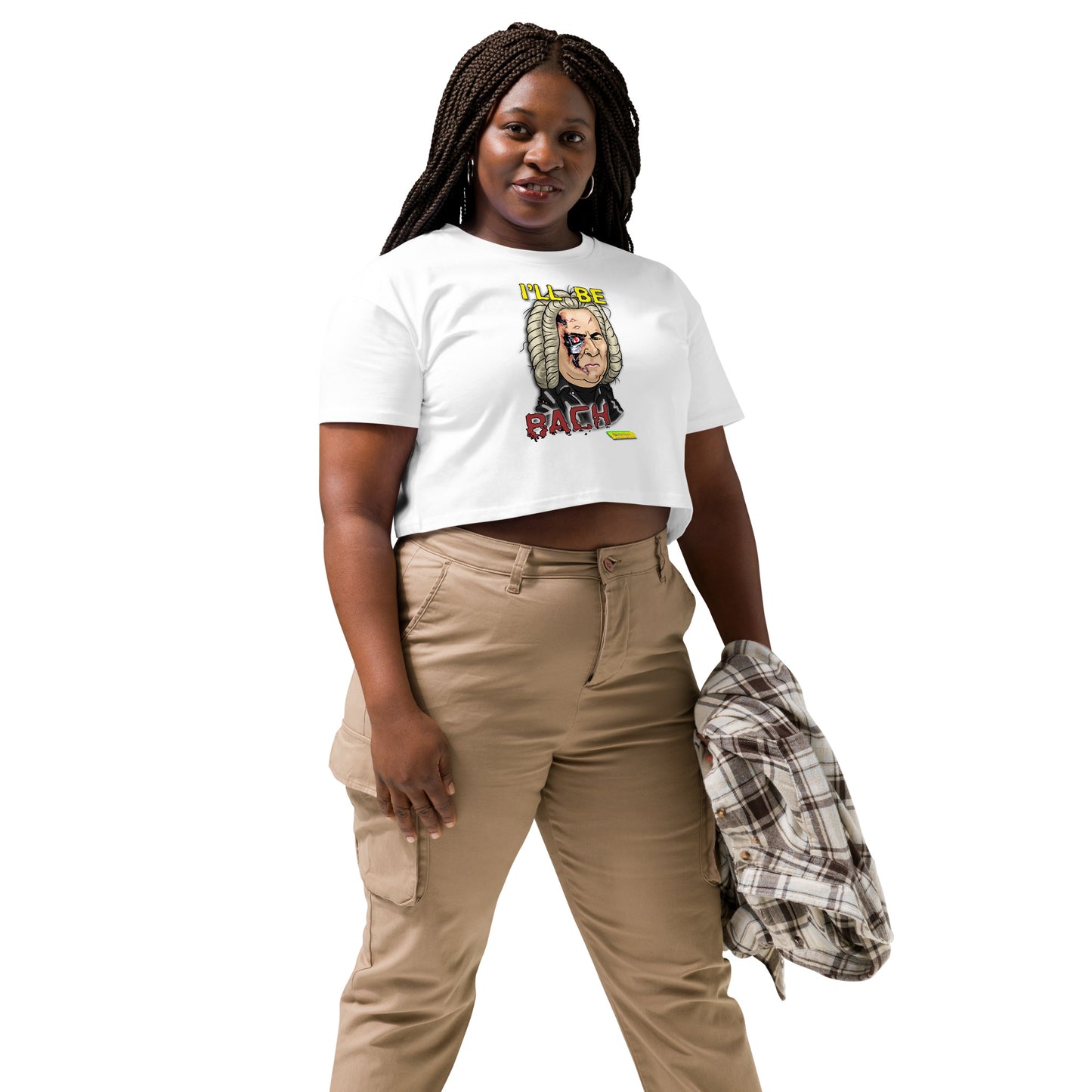 I'LL BE BACH  |  Women's Crop Top Crew Neck t-shirt