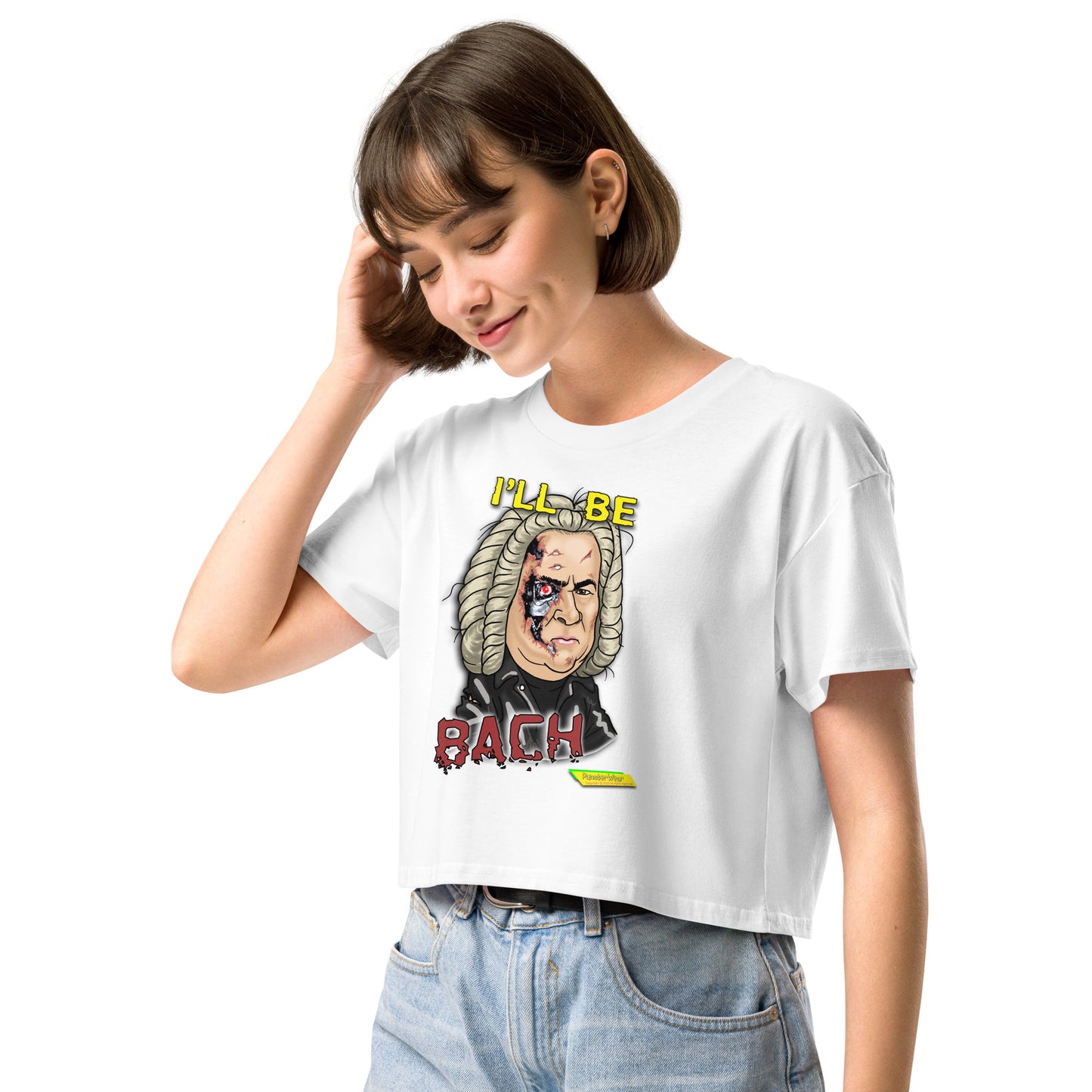 I'LL BE BACH  |  Women's Crop Top Crew Neck t-shirt