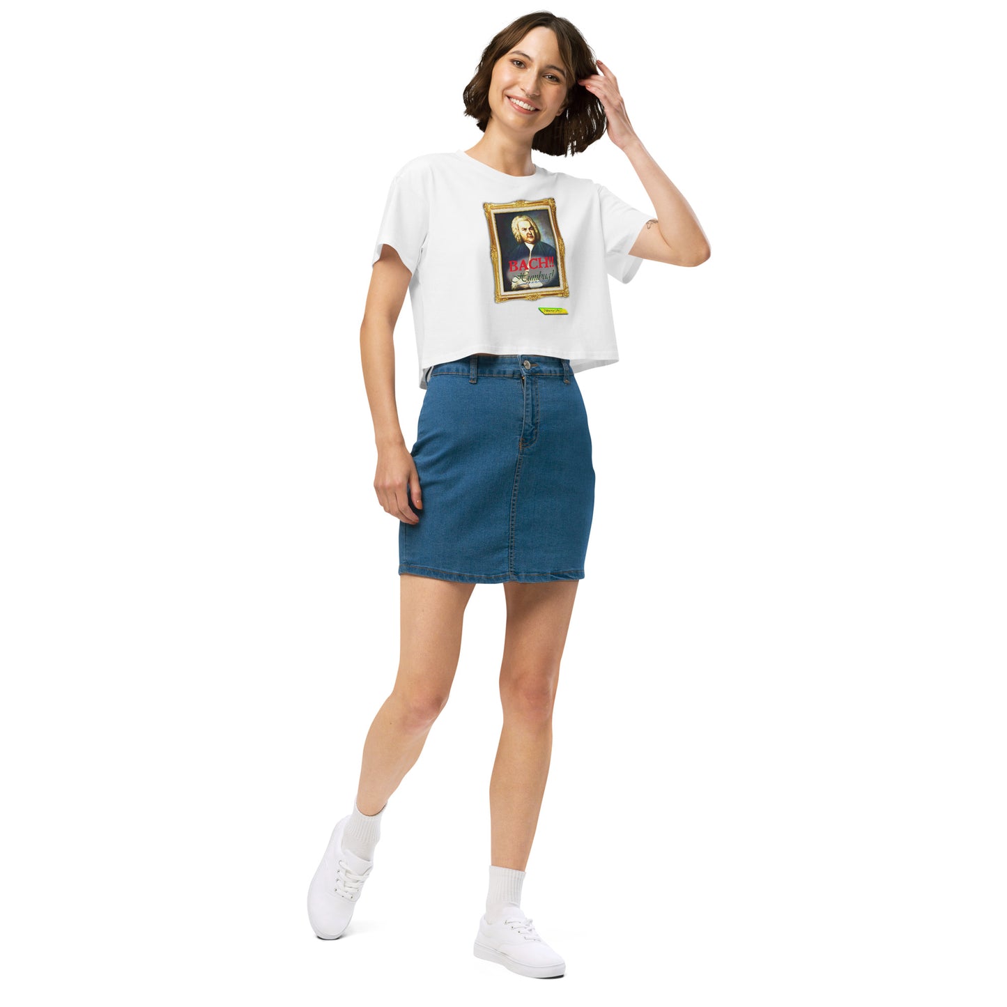 BACH! HUMBUG!!  |  Women's Crop Top Crew Neck t-shirt