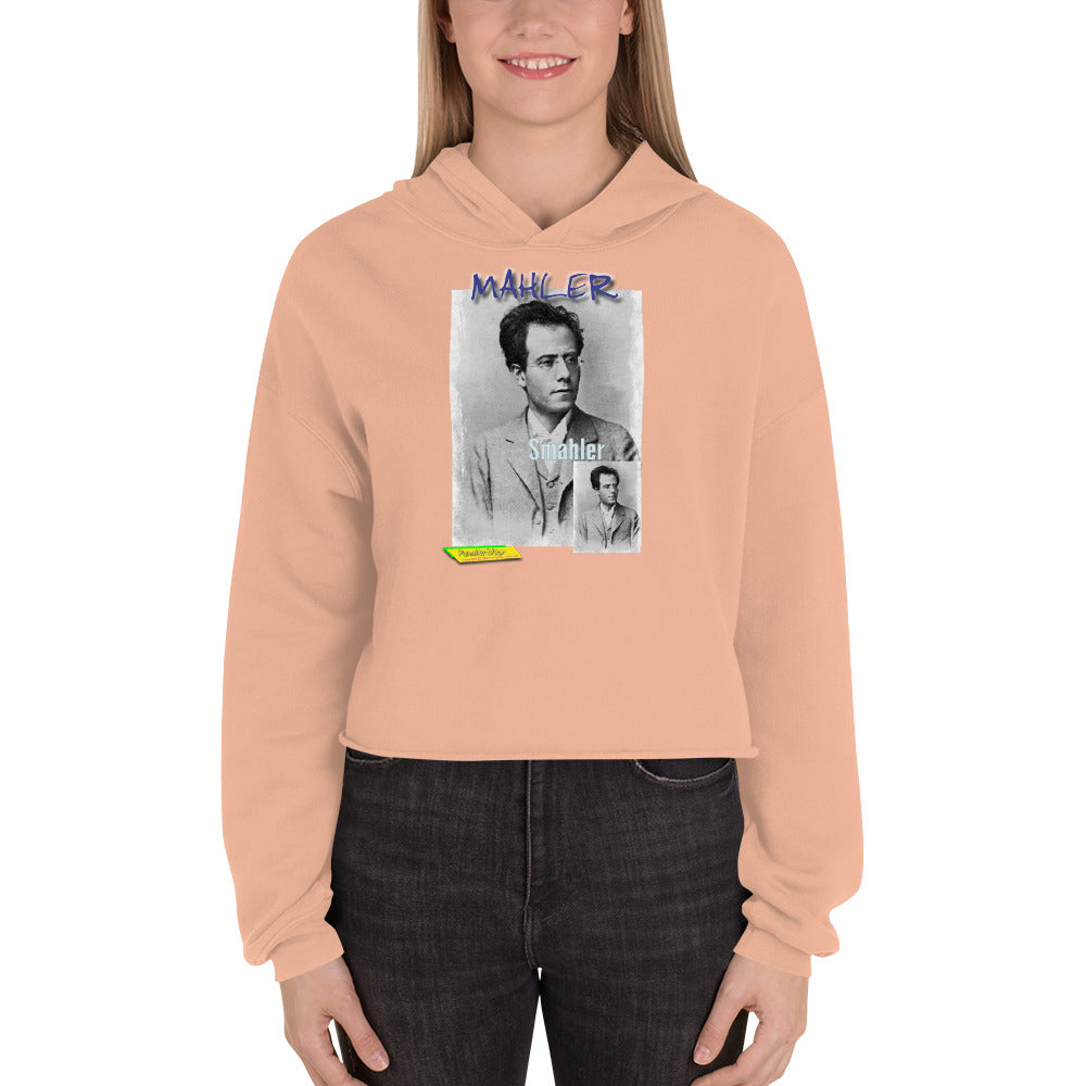 MAHLER-Smahler  |  Women's Fleece Crop Top Hoodie