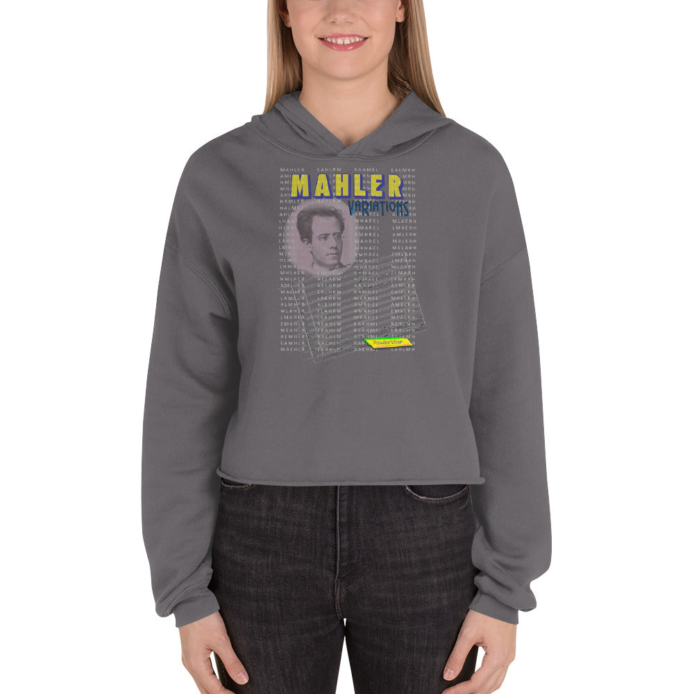 MAHLER VARIATIONS  |  Women's Fleece Crop Top Hoodie
