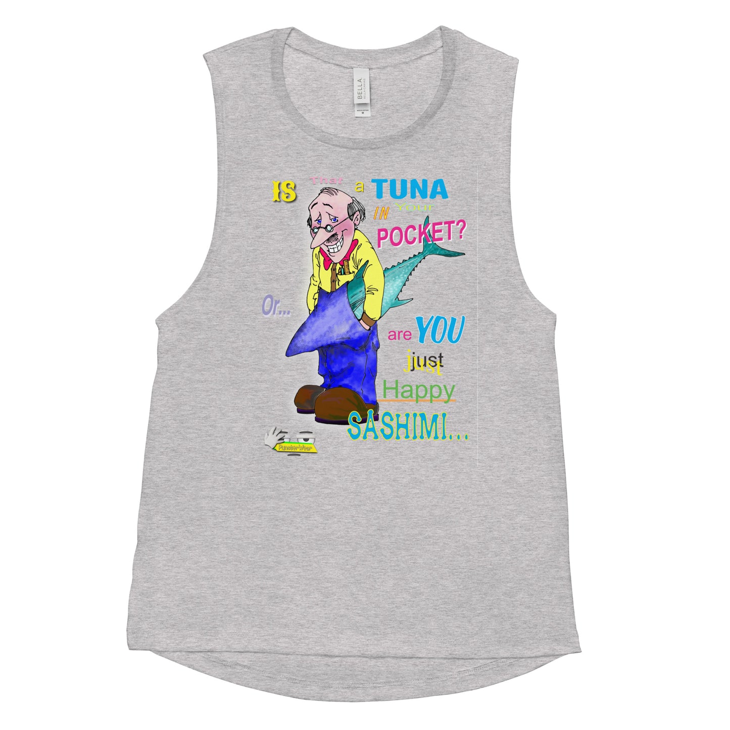 HAPPY SASHIMI  |  Women's Muscle Tank Top