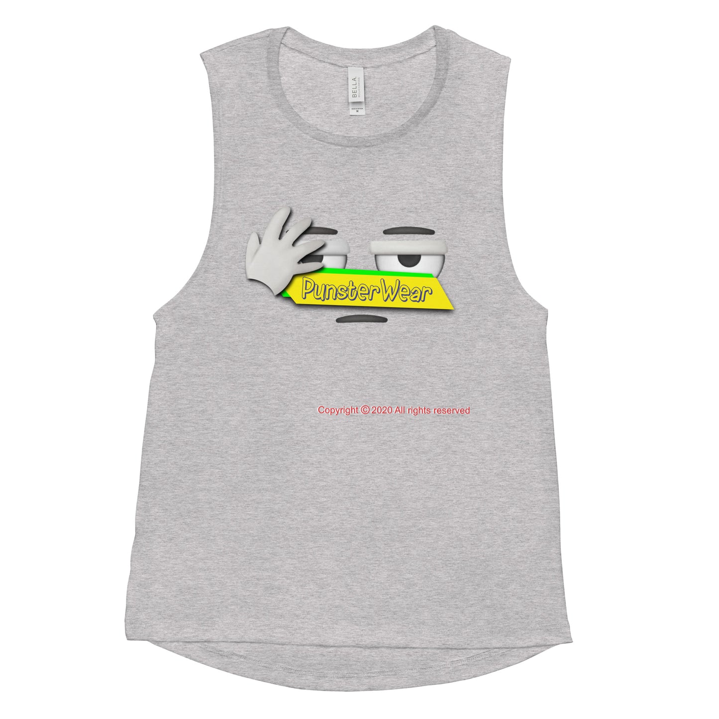 PunsterWear Logo  |  Women's Muscle Tank Top