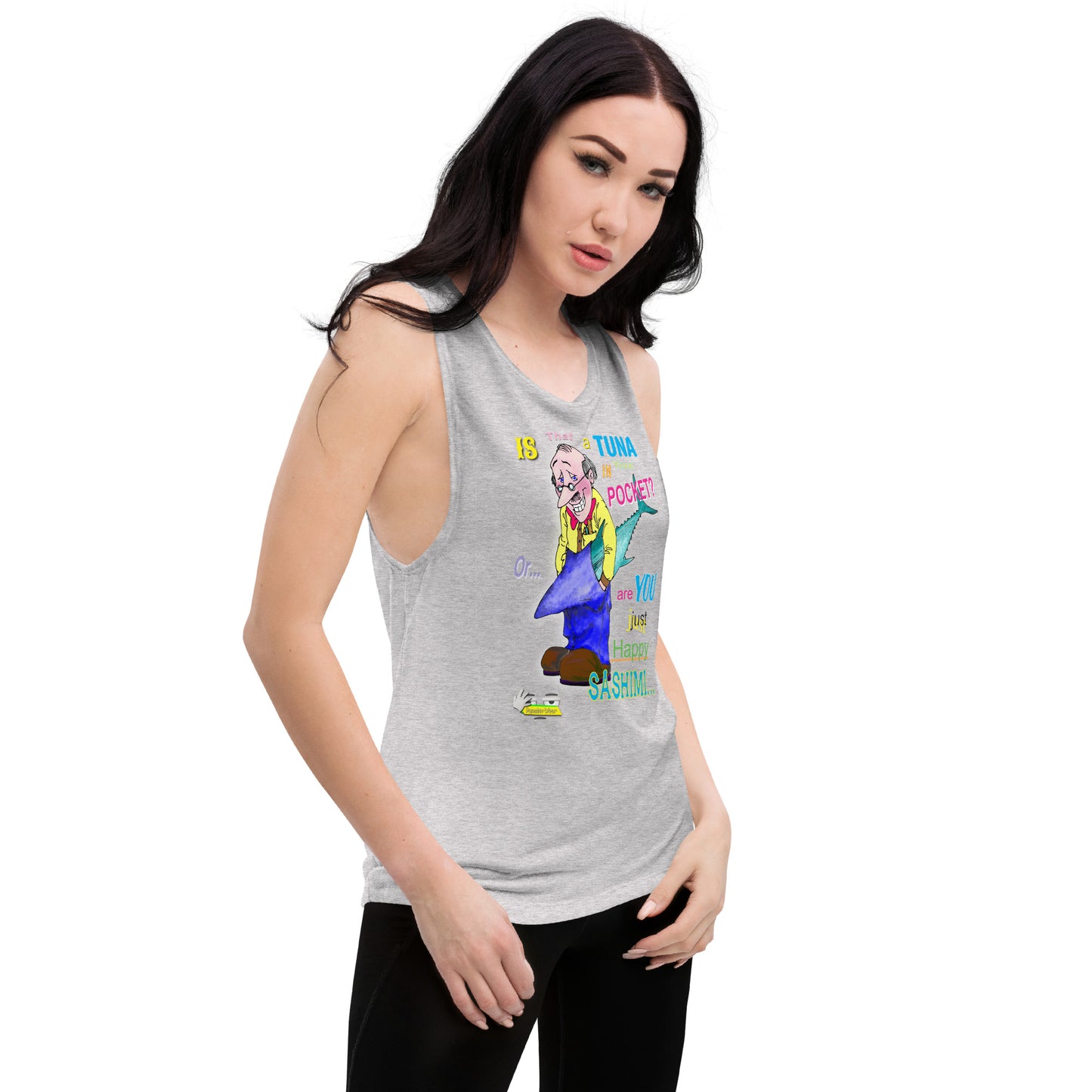 HAPPY SASHIMI  |  Women's Muscle Tank Top