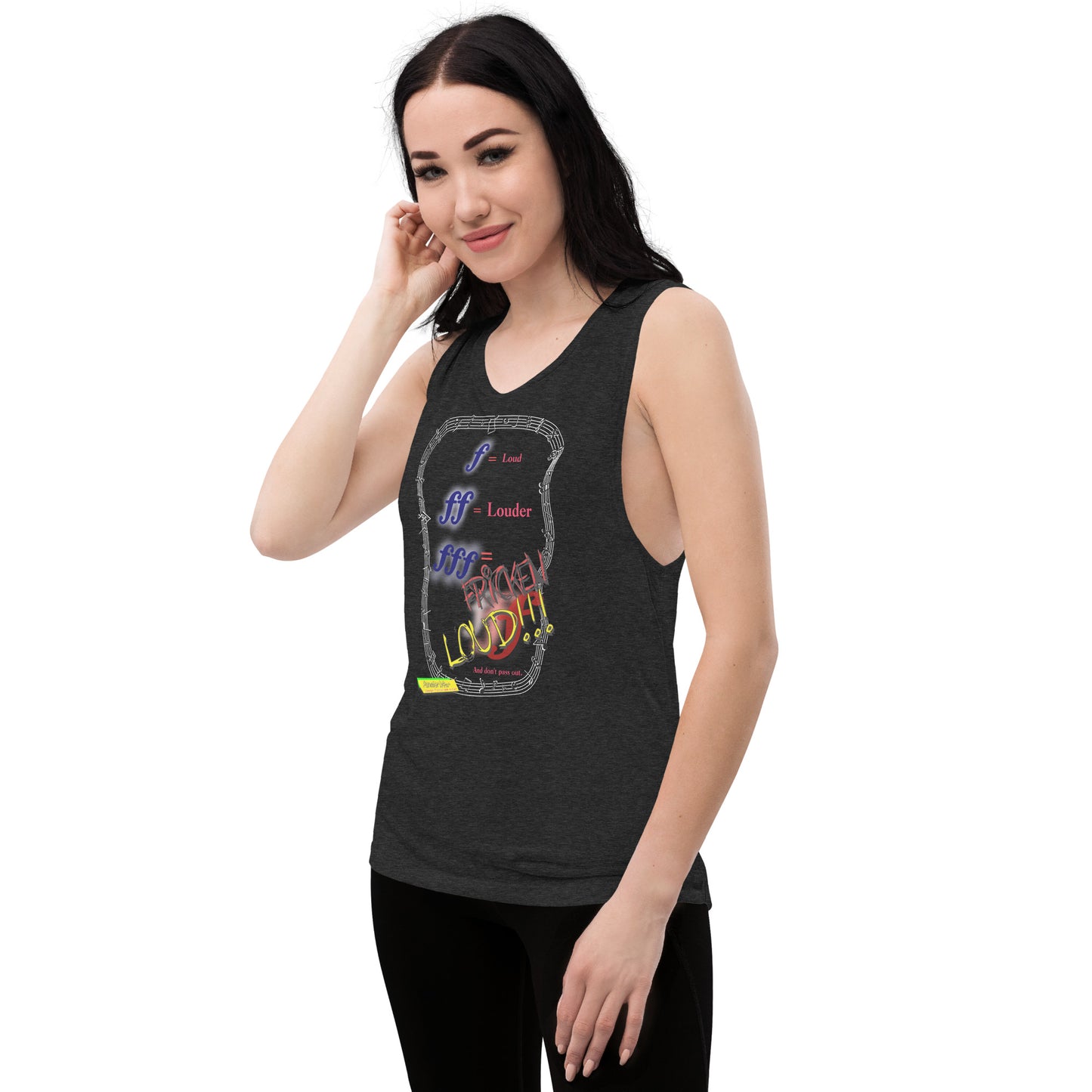 Triple Forte (FFF)-FRICKEN LOUD  |  Women's Muscle Tank Top