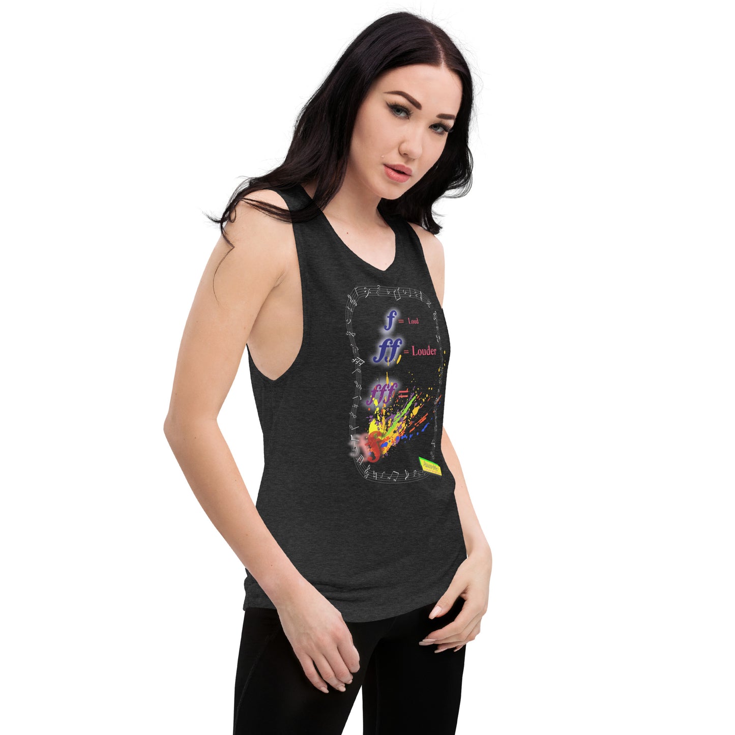 Triple Forte (FFF)-SPLAT  |  Women's Muscle Tank Top