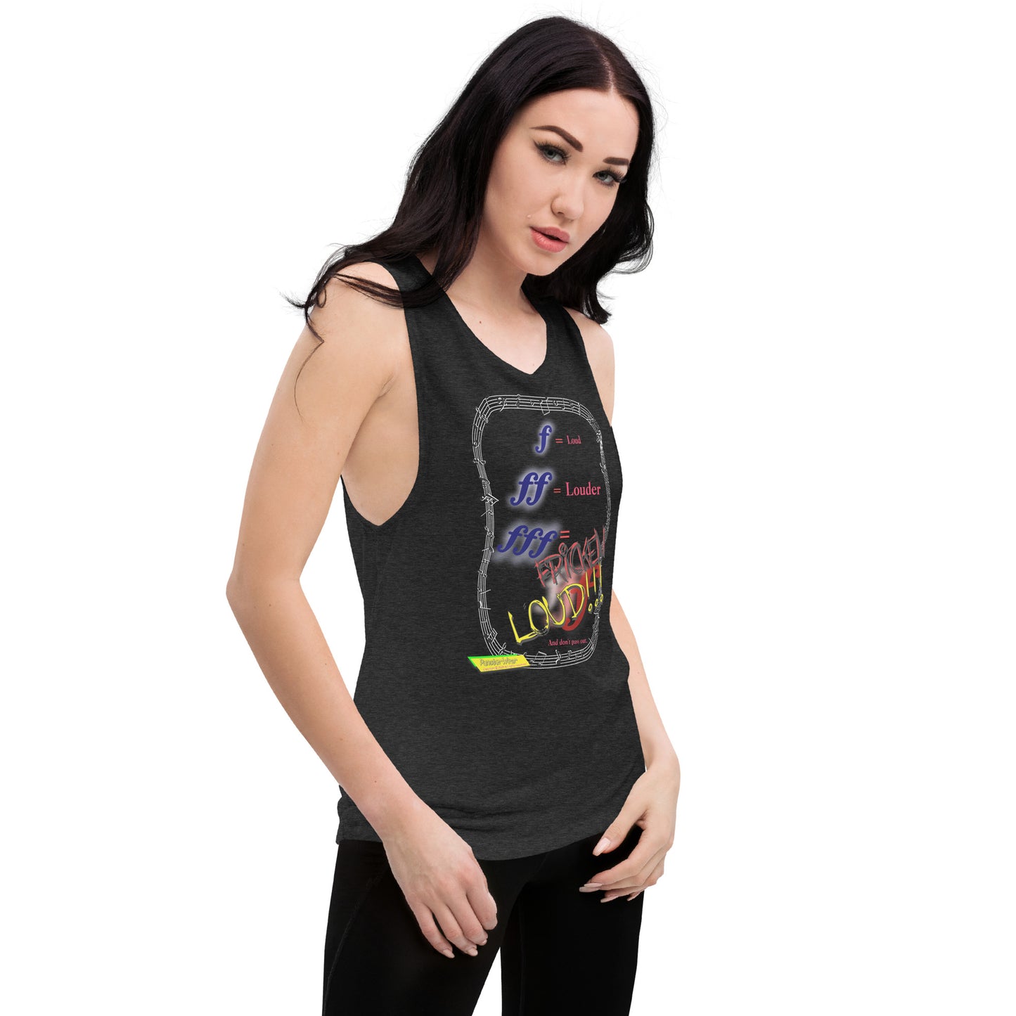 Triple Forte (FFF)-FRICKEN LOUD  |  Women's Muscle Tank Top