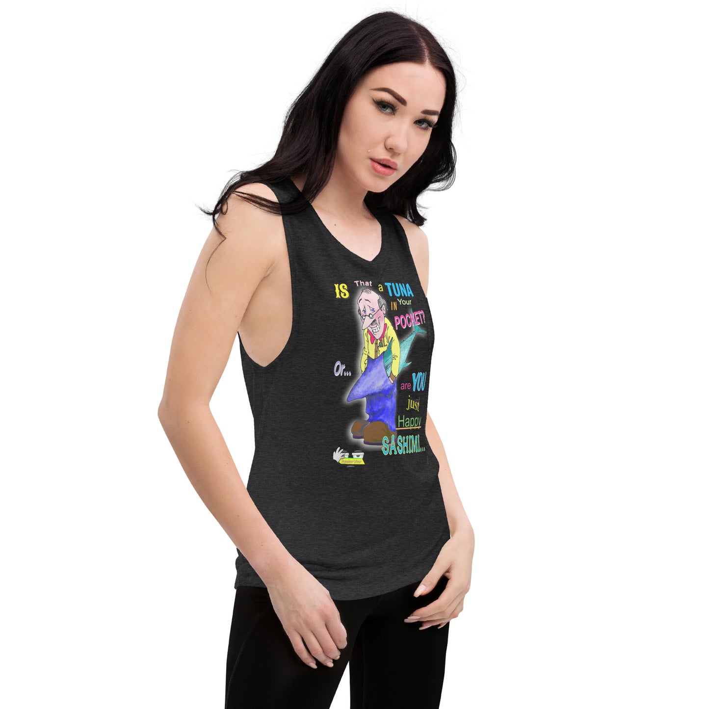 HAPPY SASHIMI  |  Women's Muscle Tank Top