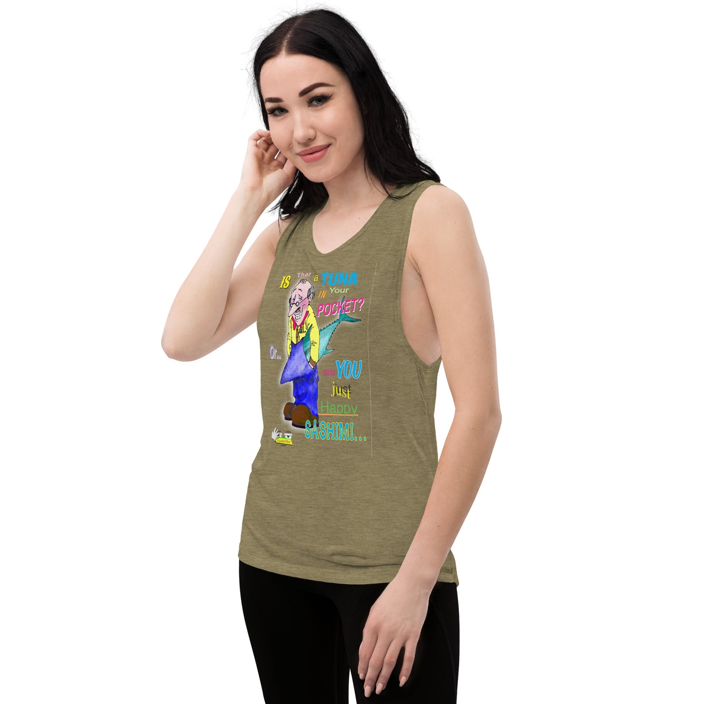 HAPPY SASHIMI  |  Women's Muscle Tank Top